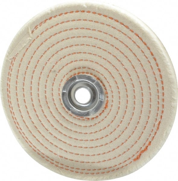 Unmounted Spiral Sewn Buffing Wheel: 6