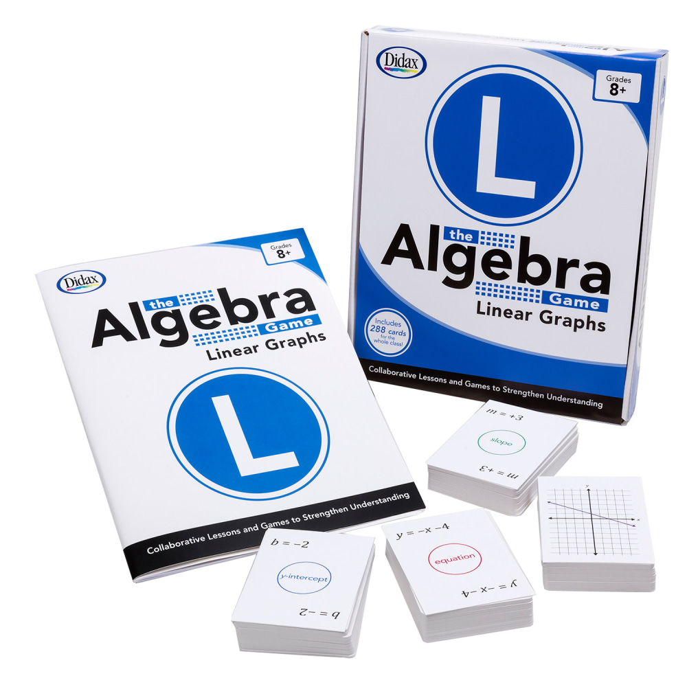Didax The Algebra Game: Linear Graphs MPN:DD-211753