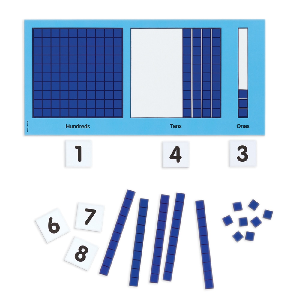 Didax Magnetic Base Ten Place Value Frame Set MPN:DD-211588
