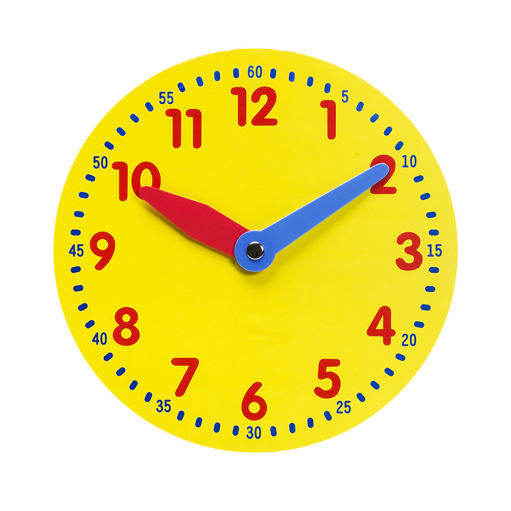 Didax Magnetic Demonstration Clock, 12in, Multicolor, Grade 1 To 4 MPN:DD-211783