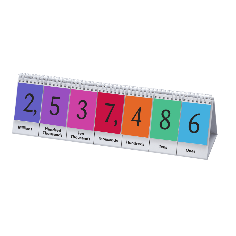 Didax Place Value Flip Stand, Multicolor, Grade 2 MPN:DD-211884