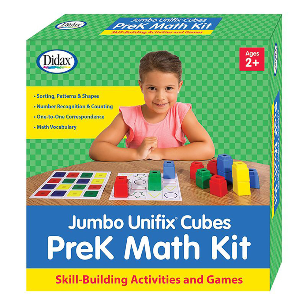 Didax Jumbo Unifix Cubes PreK Math Kit MPN:DD-212121