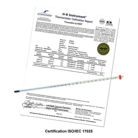 ASTM S63C-03 Individually Calibrated Liq MPN:08009-66