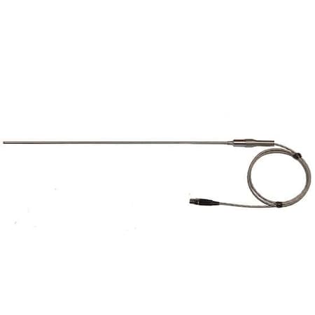 RTD Probe, 100 Ohm, 3-ft SS Braid Cable, MPN:08117-97