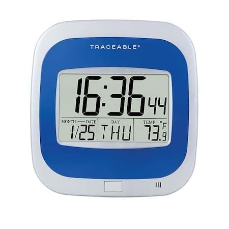 Traceable Wall-Mount Digital Clock/Calen MPN:08610-26
