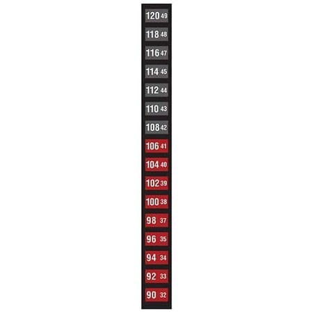 Reversible 16-Pt Vertical Temp Lab, PK 10 MPN:09035-55