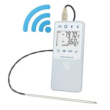 Ultra-Low Temp Data Logger w/Wireless Ca MPN:18000-27