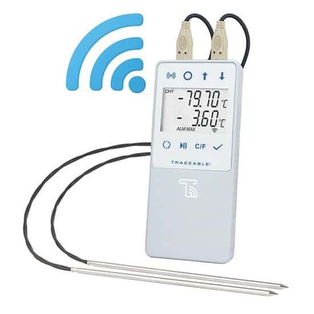 Ultra-Low Temp Data Logger w/Wireless Ca MPN:18000-28