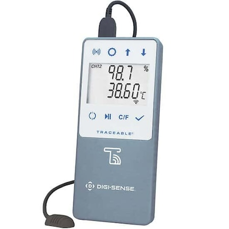 Temp/Humidity Data Logger w/Wireless Cap MPN:18000-30