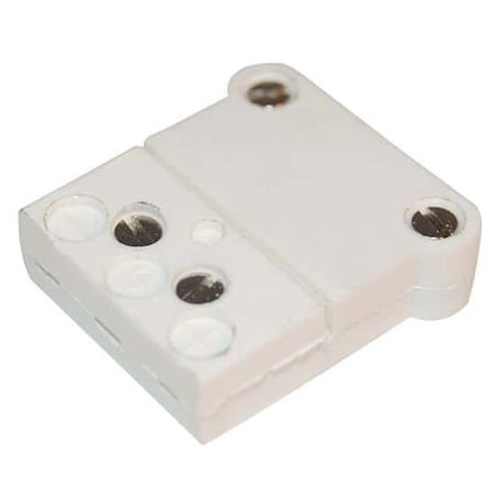 RTD Connector, White 3-Blade ANSI, Femal MPN:18527-86