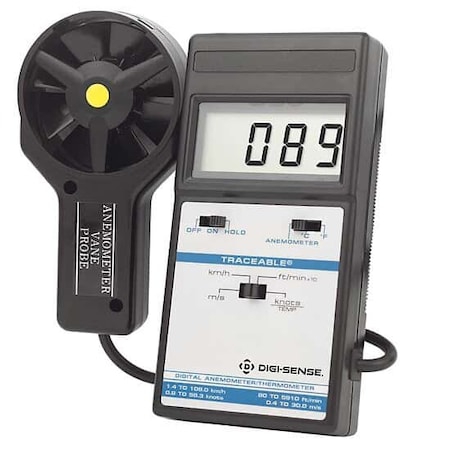 Traceable Digital Anemometer with Temper MPN:98767-05