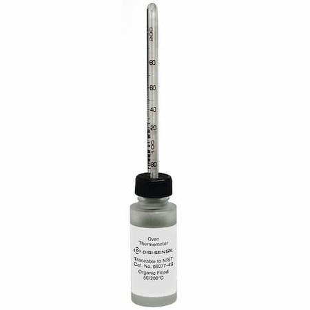 Oven Verification Thermometer, 50 to 200 MPN:08077-48
