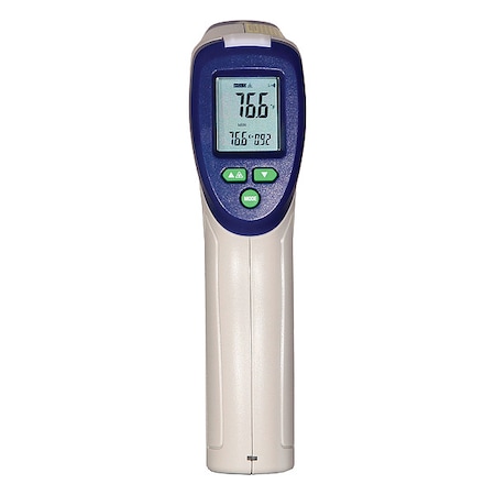 Infrared Thermometer, Adjustable 0.10 to 1.00, -31 Degrees to 1, 472 Degrees F F, Backlit LCD MPN:20250-06