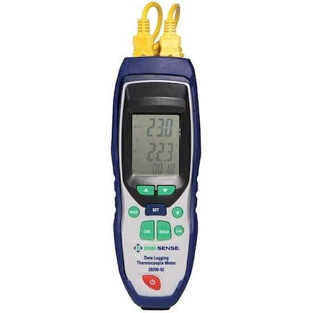 T/C Thermom, 2-Input Data Logging, Type- MPN:20250-92