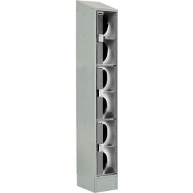 Digilock® LockUp 3-Tier 3 Door Electronic Locker w/ Clear Door 12