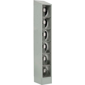 Digilock® LockUp 6-Tier 6 Door Electronic Locker w/ Clear Door 12