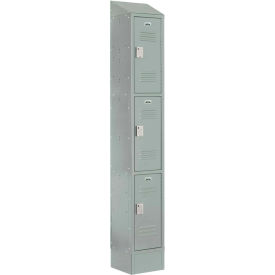 Digilock® LockUp 3-Tier 3 Door Electronic Locker w/Louver Door 12