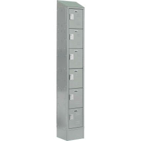 Digilock® LockUp 6-Tier 6 Door Electronic Locker w/Louver Door 12