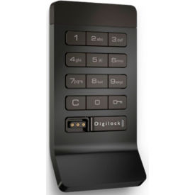 Aspire Keypad+ Electronic Digital Keypad Lock with Standard Pull Black D6AKMB-0DS2-601-010U-P