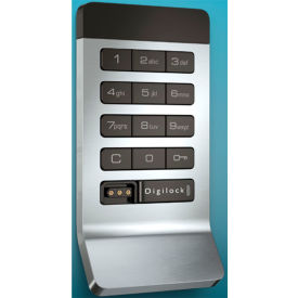 Aspire Keypad+ Electronic Digital Keypad Lock with Standard Pull Nickel D6AKMB-0DS2-619-010U-P