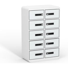 Digilock® JuiceBar 10 Door Charging Locker w/RFID Lock 21-3/8