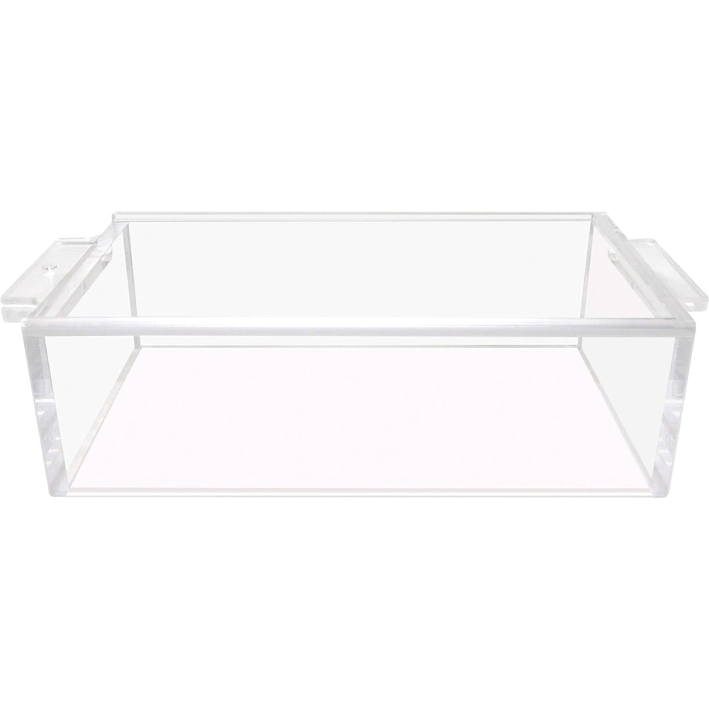 Nadex Coins Acrylic 1 Compartment Currency Box, 1 Bill, Acrylic, Clear, 3.5inH x 7.5inW x 14.5inD MPN:NCC1-1126
