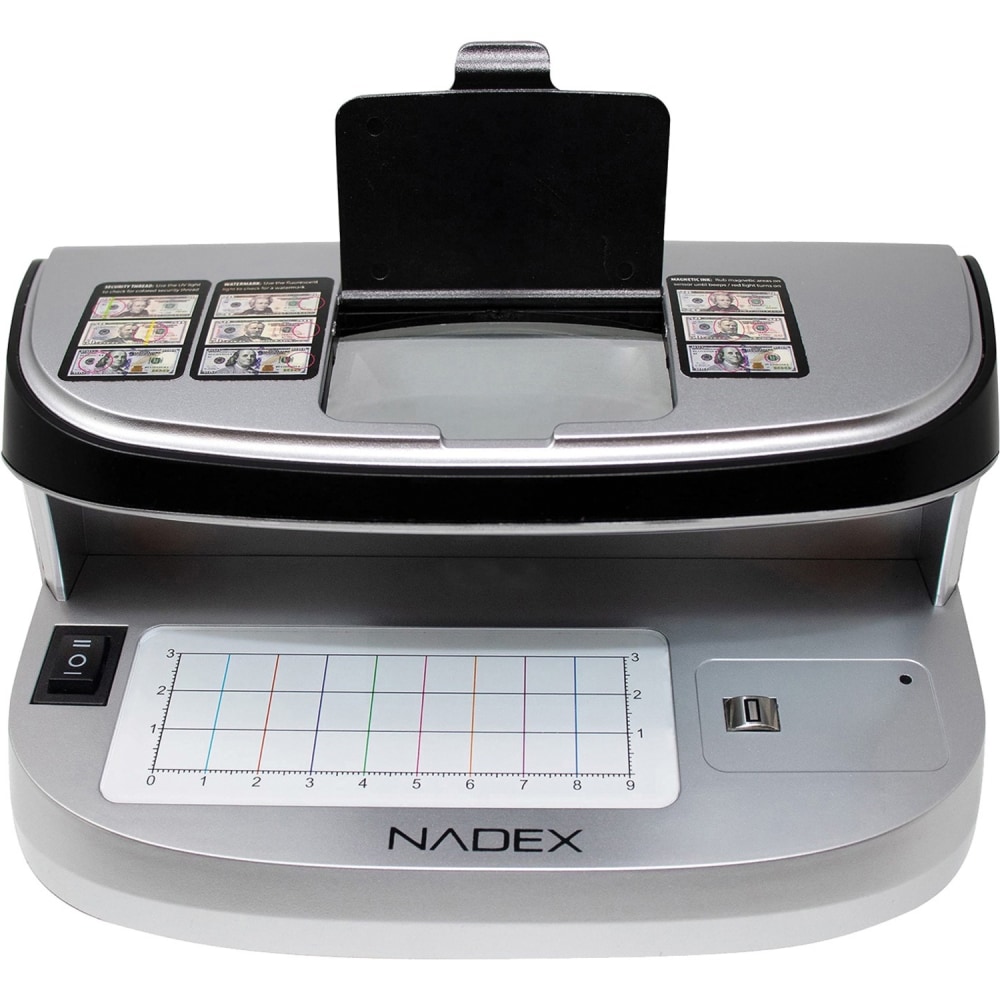 Nadex Coins V27 Desktop UV Counterfeit Detector - Silver MPN:NCC1-1142