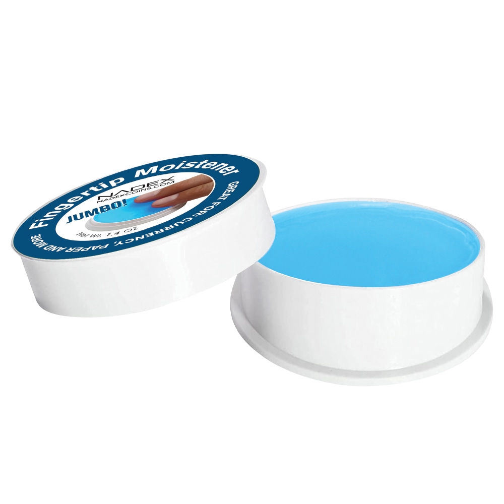 Nadex Coins Jumbo NXTE-1744 Non-Slip Cash-Counting Fingertip Moistener Pads, 1.41 Oz, Blue MPN:NXTE-1744