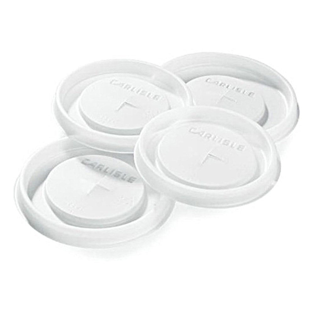 Carlisle Disposable Tumbler Lids, 12 Oz. Clear, Pack Of 1, 000 Lids MPN:5212L30
