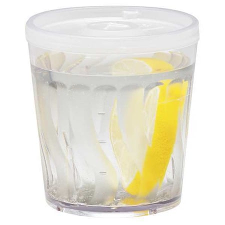 Tumbler, 10.1 fl oz Cap., Clear, PK72 MPN:DX4GC907