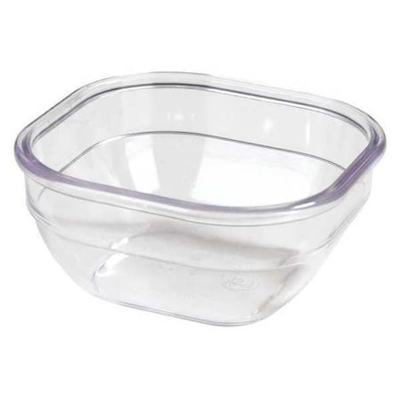 Square Bowl, 10 oz., SAN Clear PK48 MPN:DXSQD1007