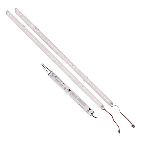 LEDRetrofitKit, 4ftL, 3/4inW, 120to277VAC MPN:DI-120V-T8-RETRO-4F-CCT