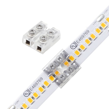 Tape Light Connector, 12mm, Tape-Tape, 5PK MPN:DI-TB12-CONN-TTT-5