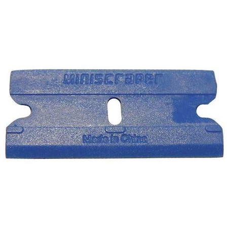 Scraper Blade, Blue, Plastic, PK100 MPN:GDS-137