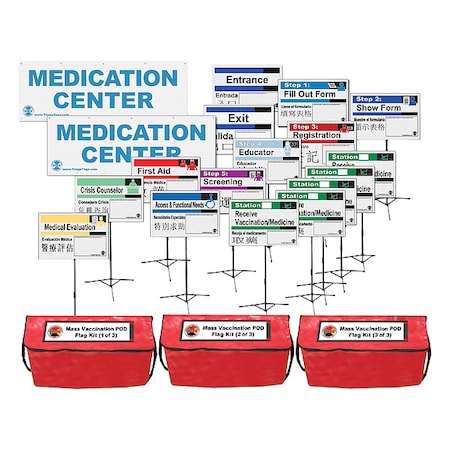 Mass Vaccination POD Kit, 32 in L MPN:DMS-05863F
