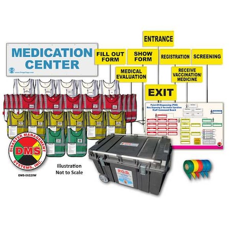 Mass Vaccination POD Kit, 40 in L MPN:DMS-06220W