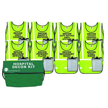 Hospital Decon Kit, 8 Vests MPN:DMS 05041