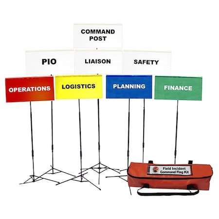 Incident Command Flag Kit, 8 Flags MPN:DMS 05302