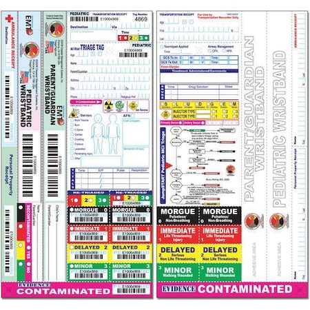 Dual Wristband Pediatric Tag, PK50 MPN:DMS 05525