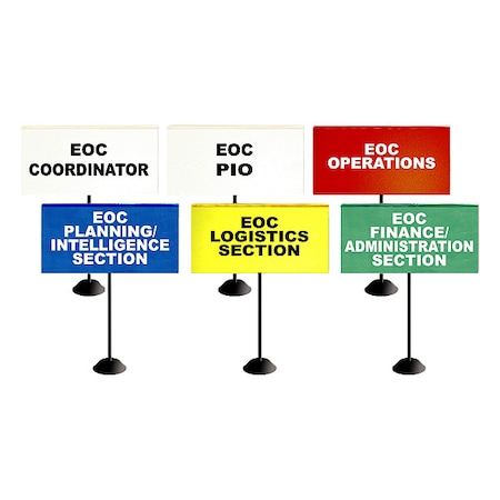 EOC Small Tabletop Flag Kit, 6 Flags MPN:DMS 05760