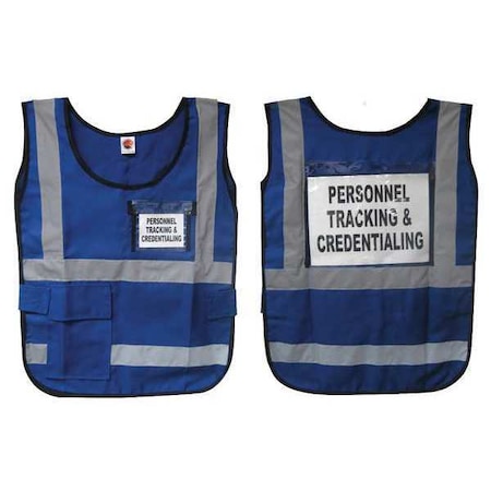 Safety Vest, Blue, Legend Insert, Universal MPN:DMS-05834