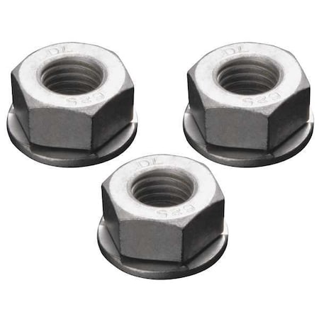 Heavy Hex with Washer Lock Nut, 1/2