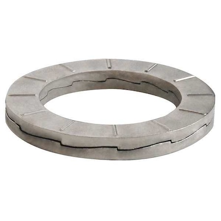 Wedge Lock Washer, For Screw Size 1/4 in Stainless Steel, Plain Finish, 200 PK MPN:SSG-101