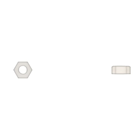 Ntrl Nyln License HexNut 6-1.00mm 10mm MPN:10887PK