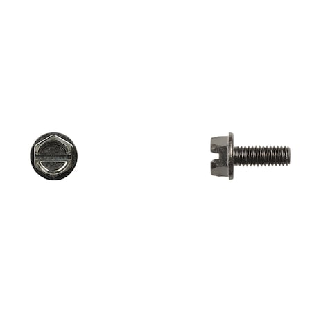 Blk License Plate Screws 6x16mm 10mm Hx MPN:12269PK