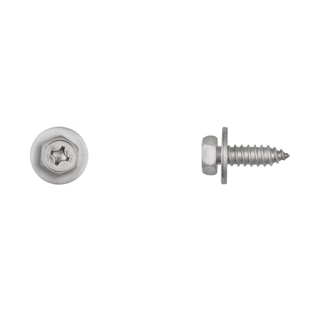 SS License Plate Screws 6.3-1.81X20mm Phil Hex Head PK50 MPN:13252PK