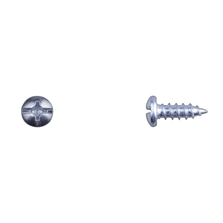 Zinc License Plate Screws 1/4