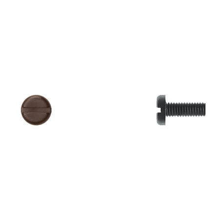 Blk Nyln License Scrws 6-1.00 x16mm Pan MPN:9839PK