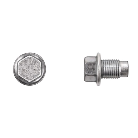 Zinc Oil Drain Plugs 12-1.25X17mm 14mm H MPN:17615PK