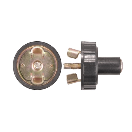 Blk Rubber Drain Plugs 1/2
